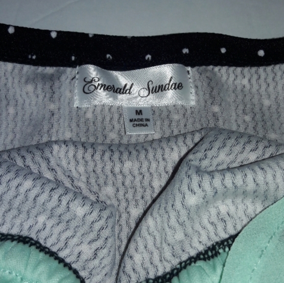 Emerald Sundae | Polka Dot Chiffon Dress - Picture 7 of 8